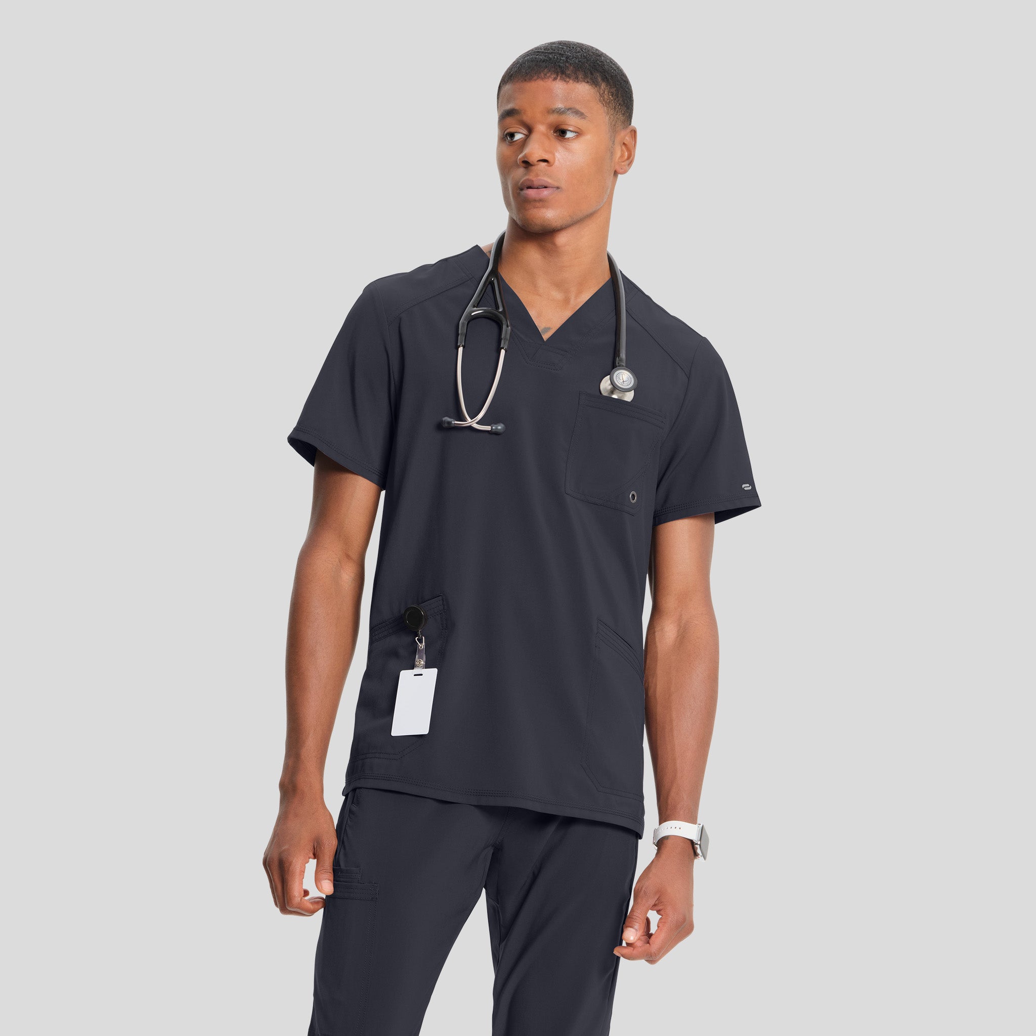 Men's V-Neck | Pewter