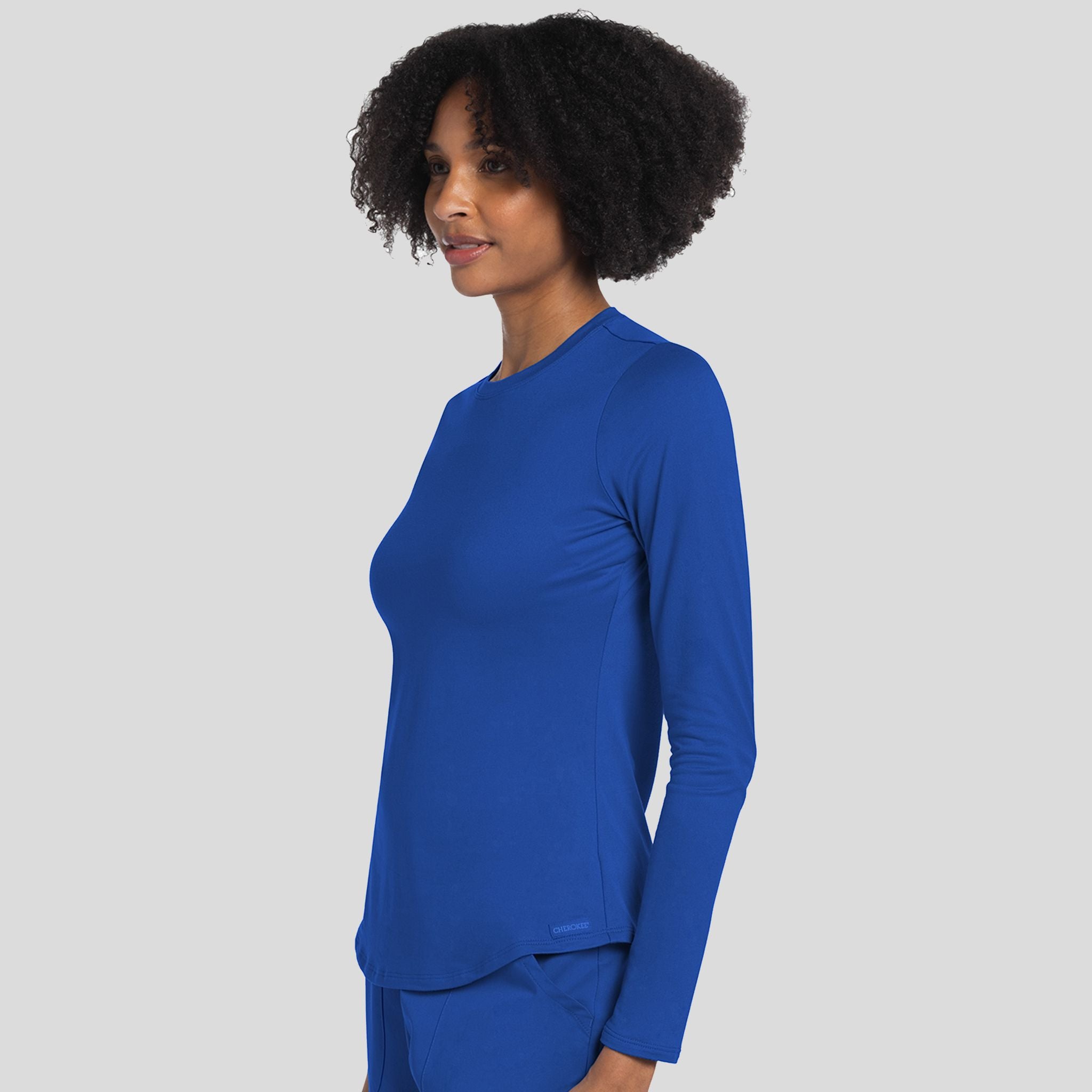 Long Sleeve Underscrub Knit Tee | Royal