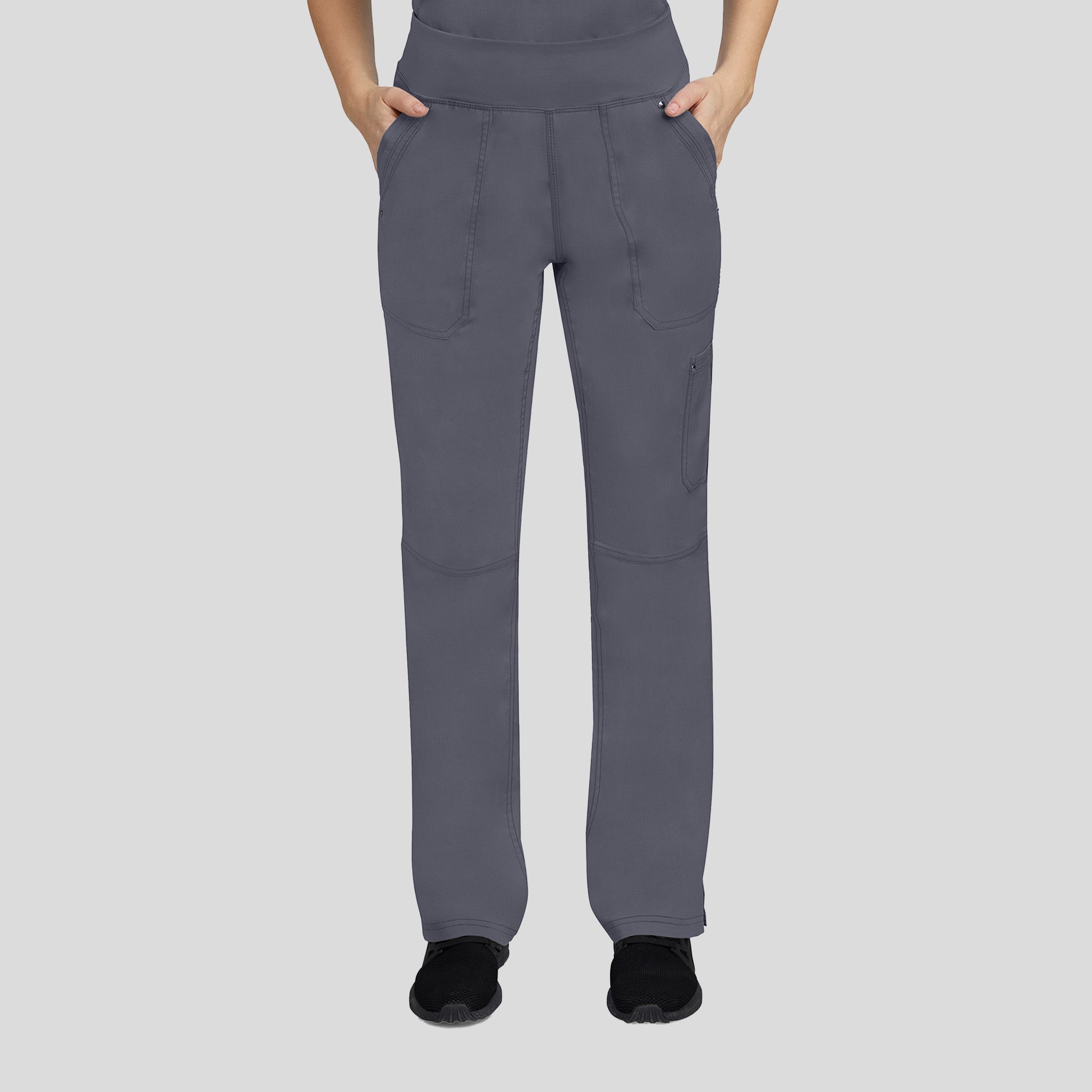 Tori Yoga Scrub Pant | Pewter