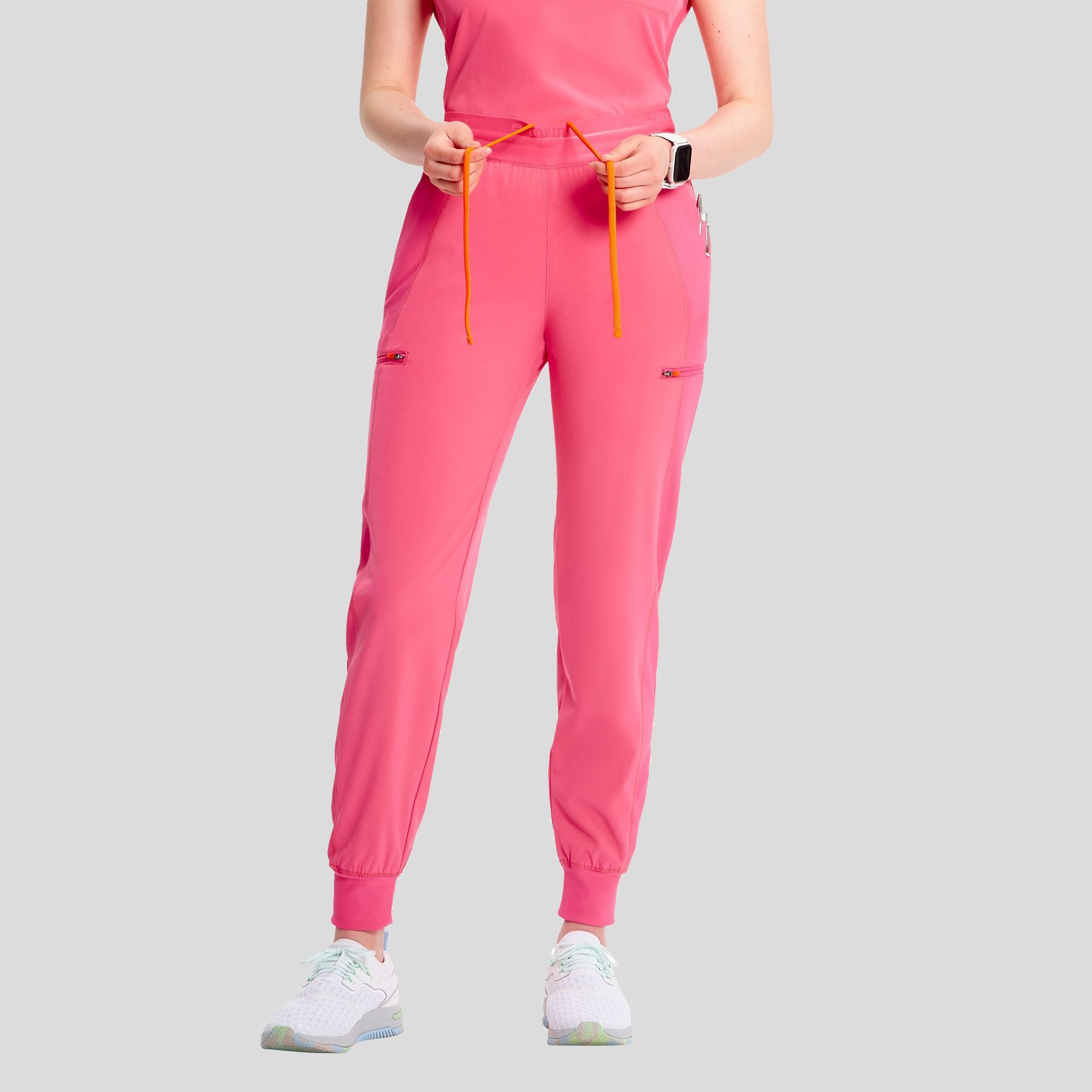Mid Rise Jogger | Power Pink
