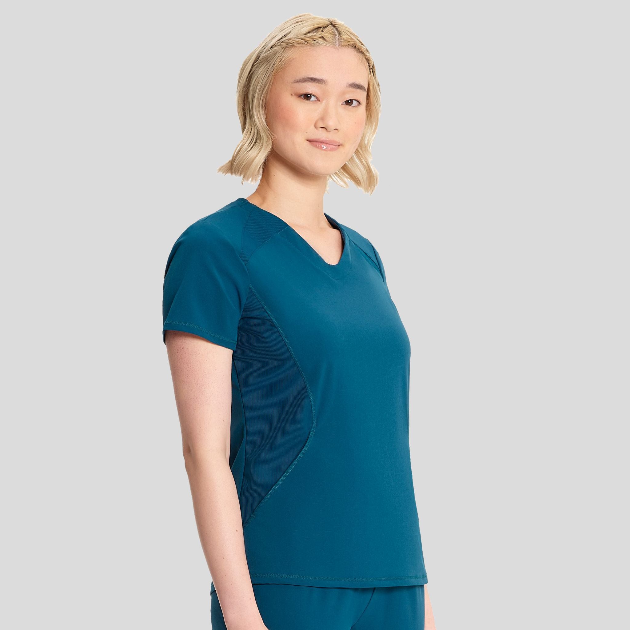 V-Neck Top | Caribbean