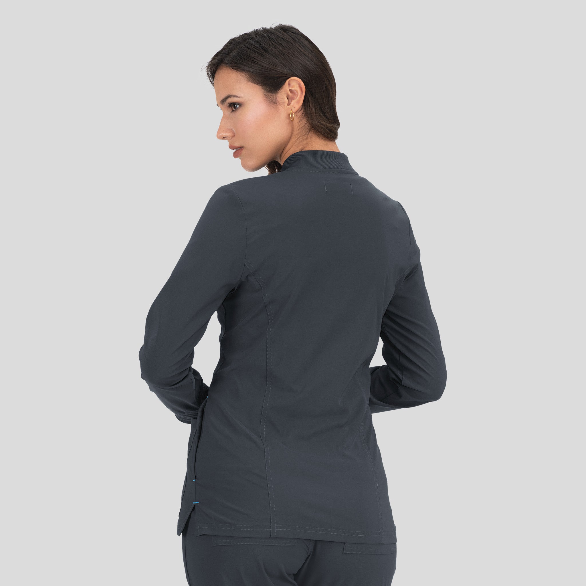 Andrea Women's 4-Pocket Stretch Jacket | Charcoal