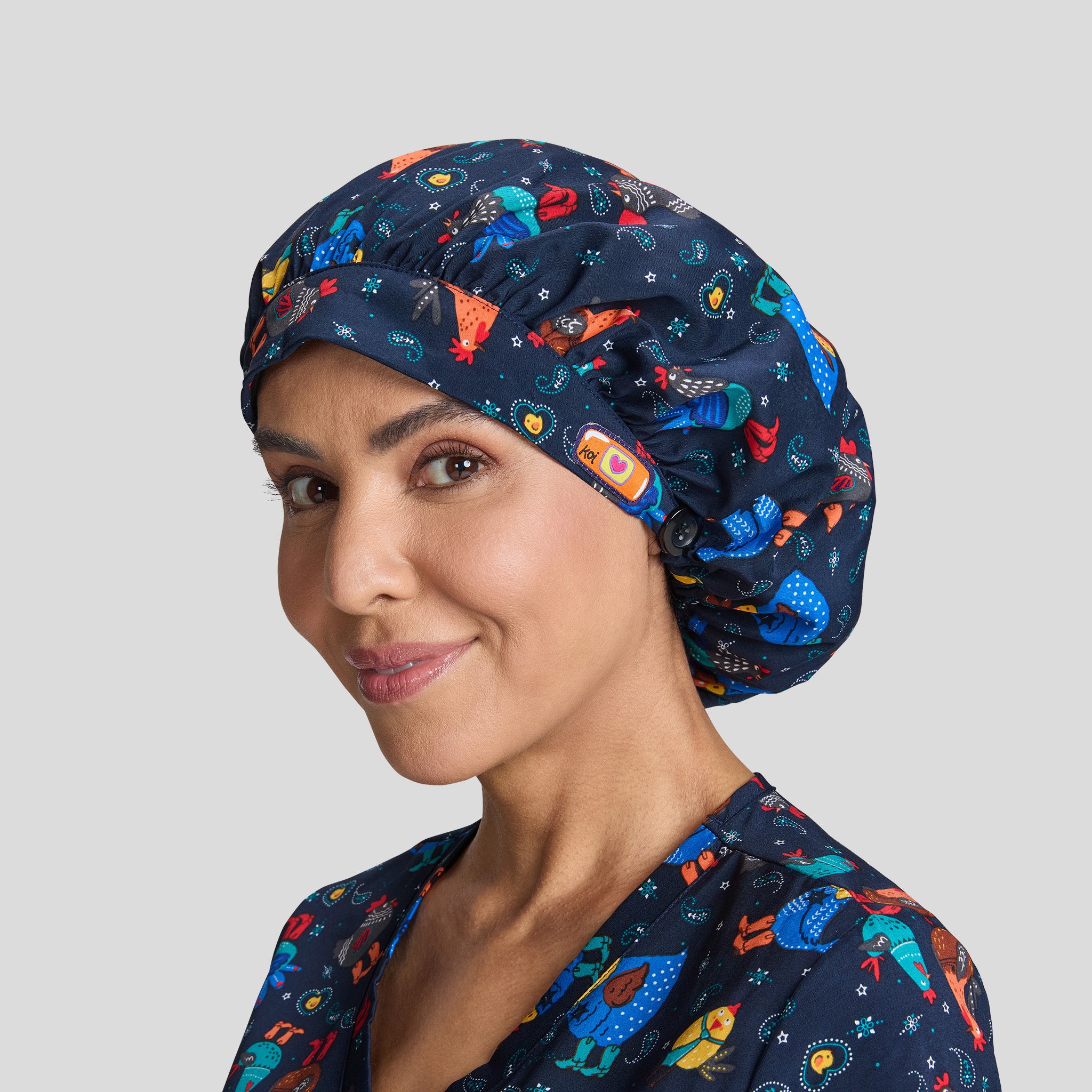 Cowboy Chicken Bouffant Cap