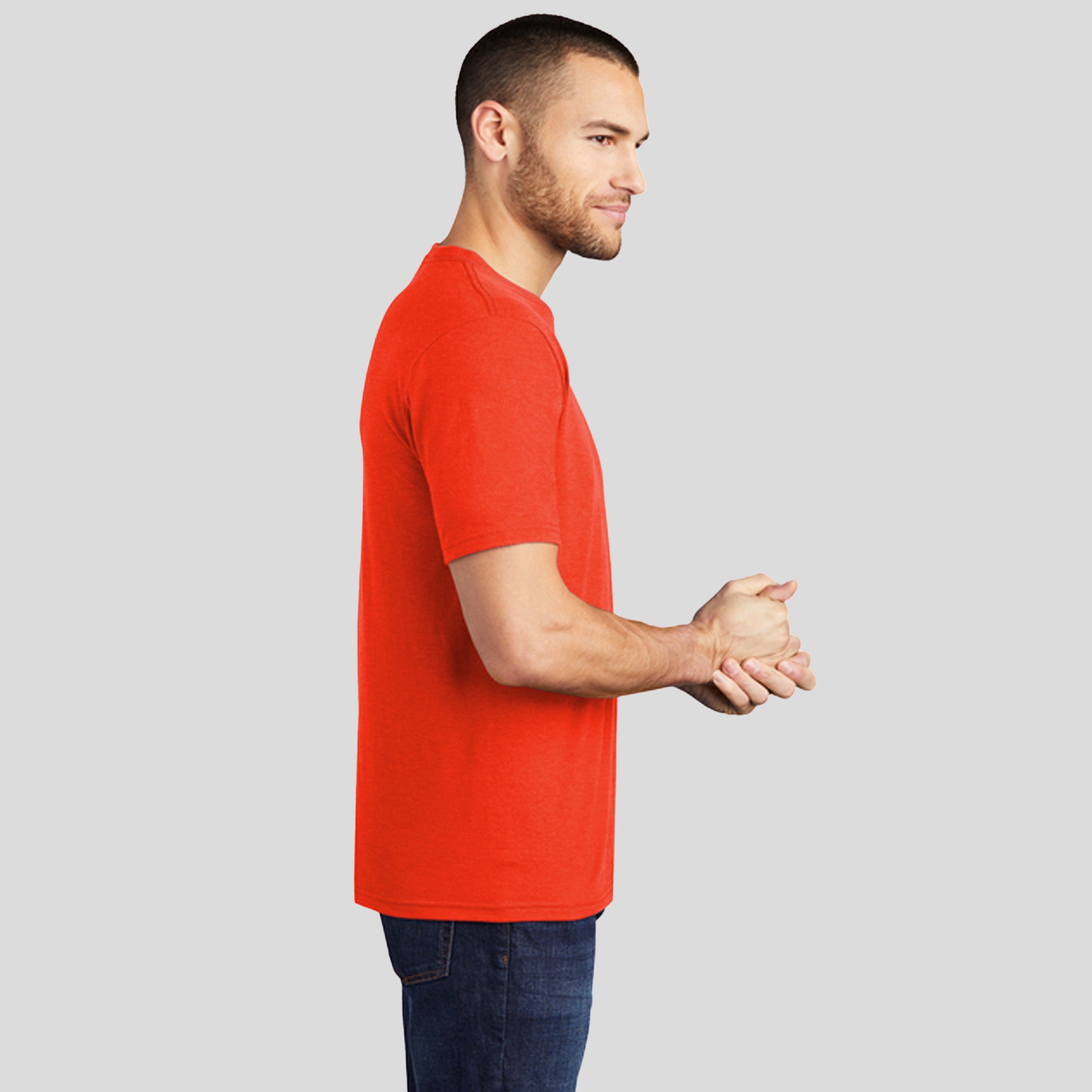 Perfect Tri® Tee | Deep Orange Heather
