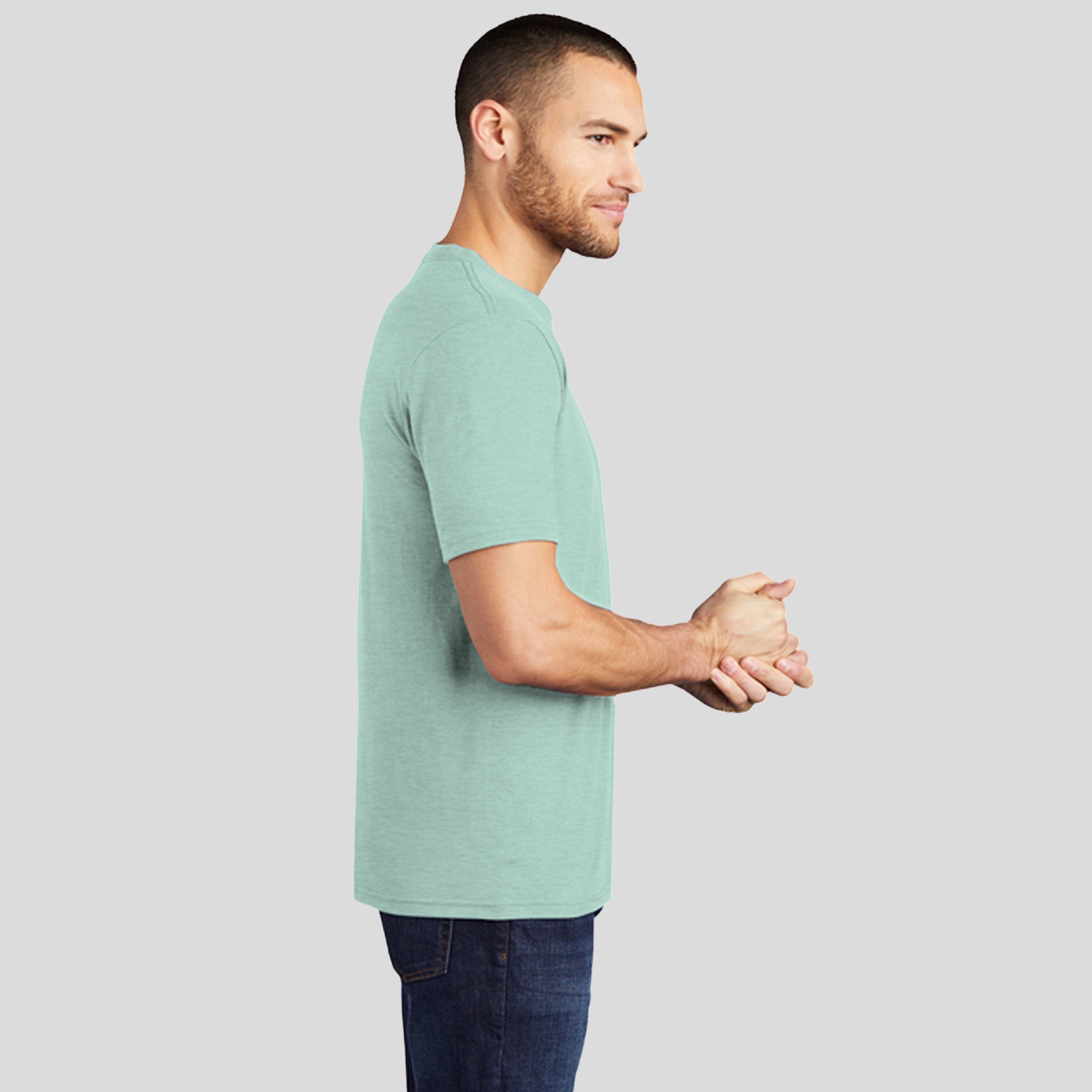 Perfect Tri® Tee | Heathered Dusty Sage