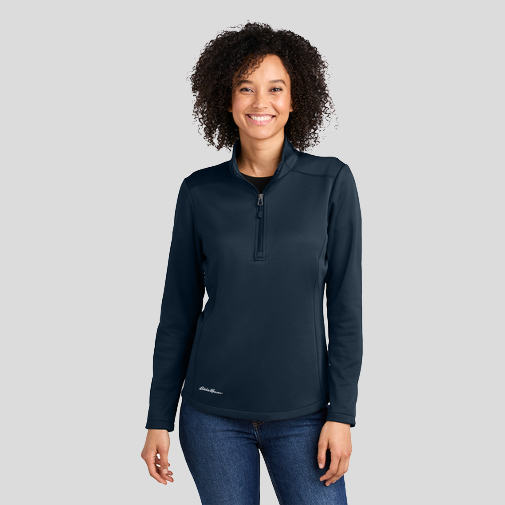 Women’s Smooth Mid Layer Fleece 1/2-Zip | River Blue Navy