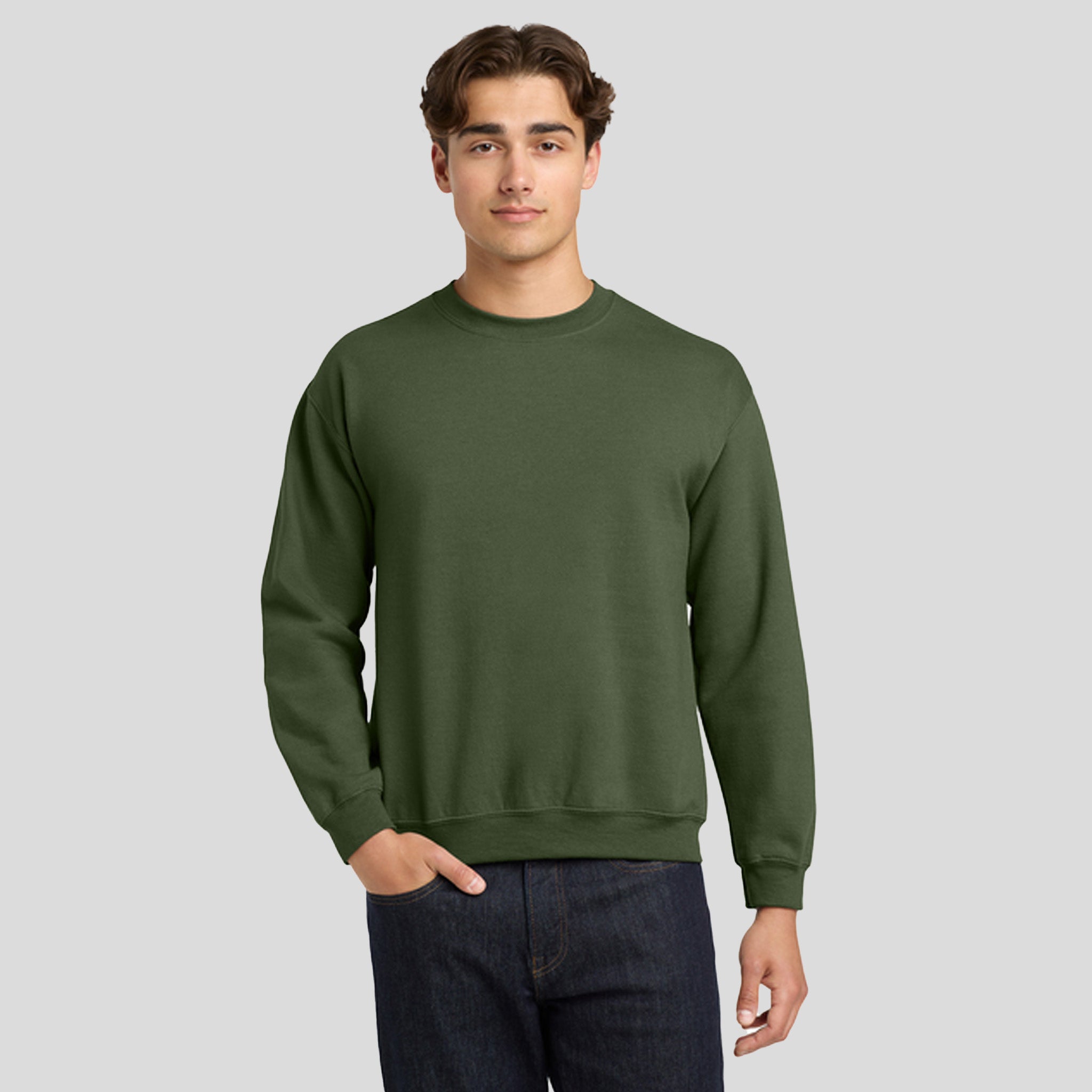 Heavy Blend™ Crewneck Sweatshirt | Military Green