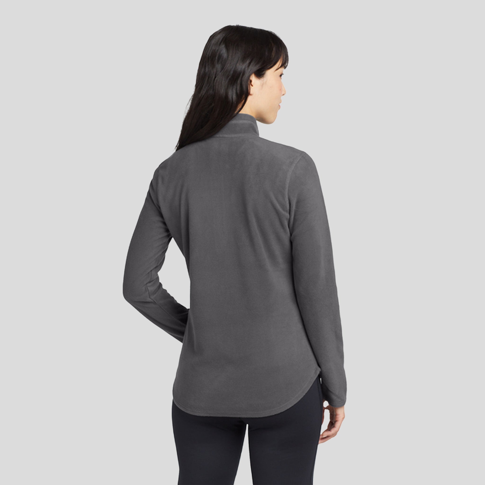 Women's 1/2-Zip Microfleece Jacket | Grey Steel