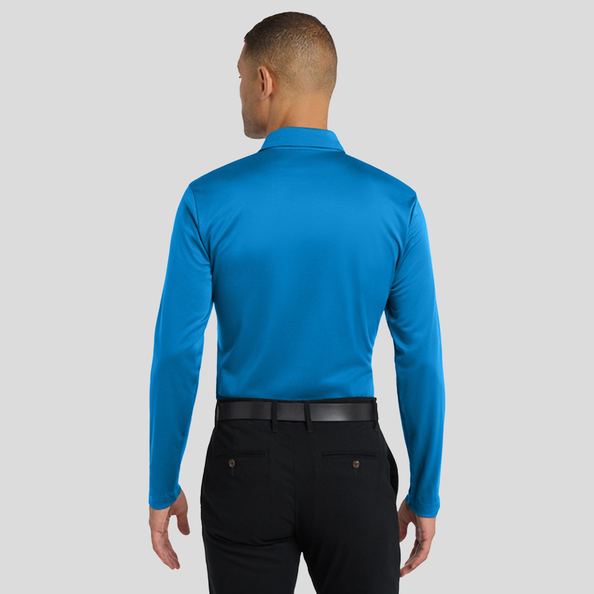 Silk Touch™ Performance Long Sleeve Polo | Brilliant Blue