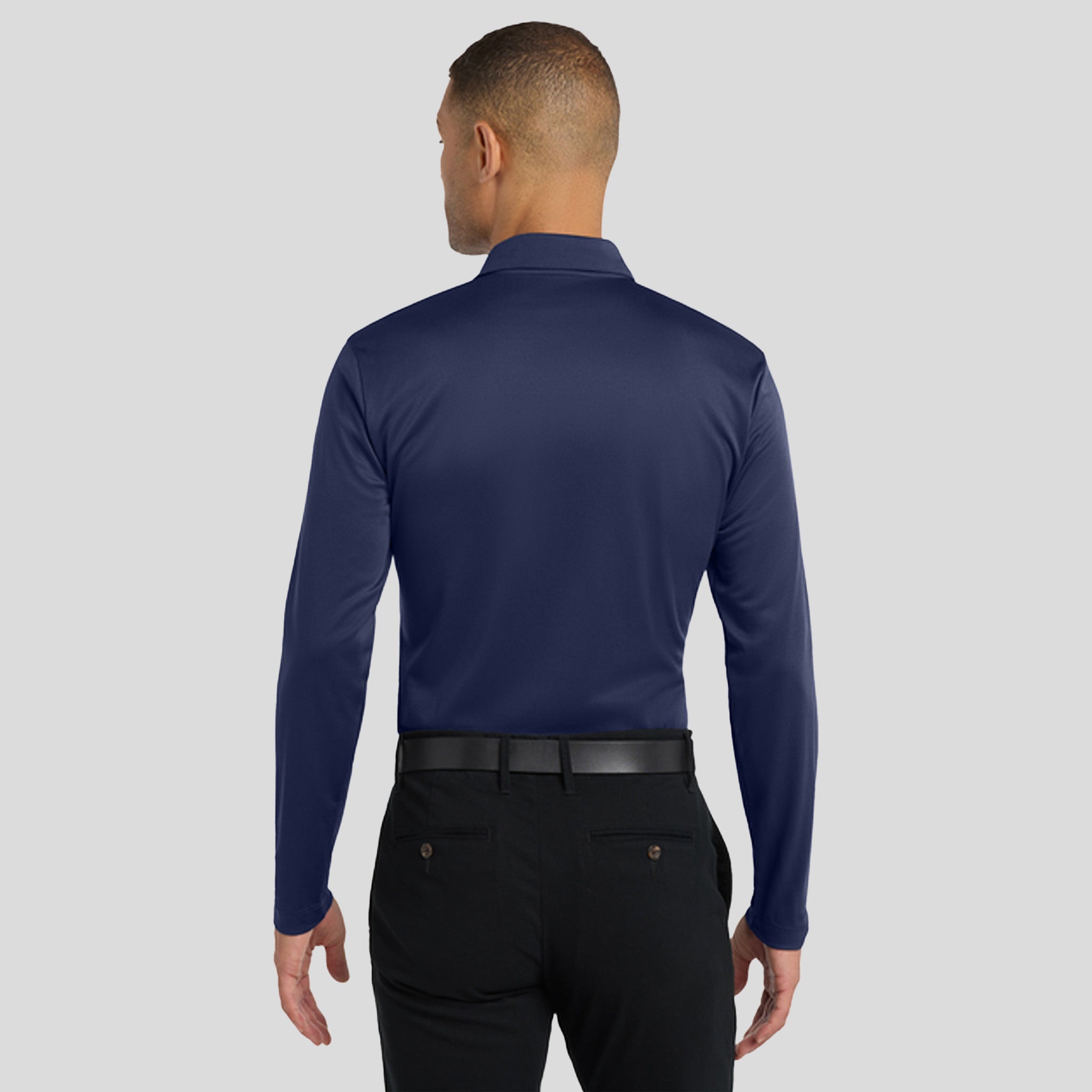Silk Touch™ Performance Long Sleeve Polo | Navy