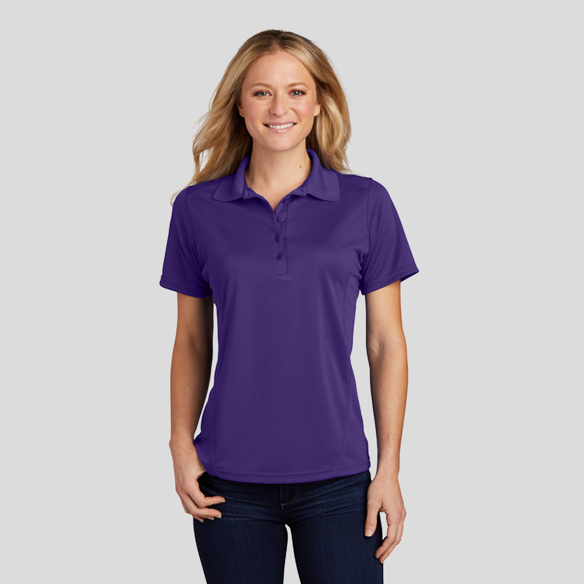 Women's Dry Zone® Raglan Accent Polo | Purple