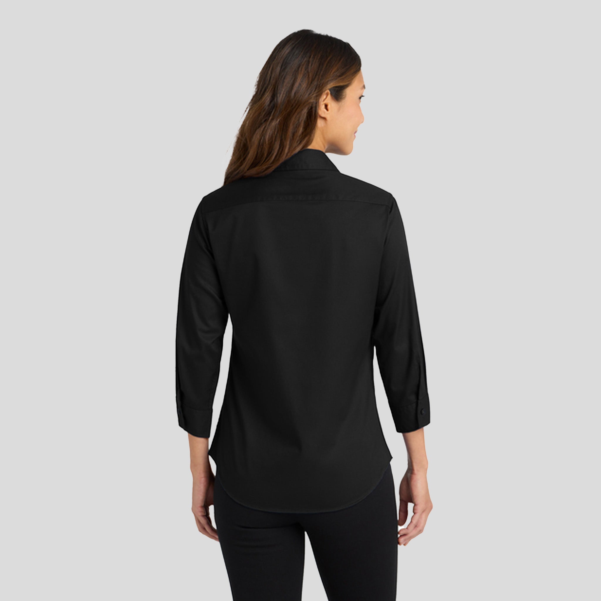 Women's 3/4-Sleeve Easy Care Shirt | Black