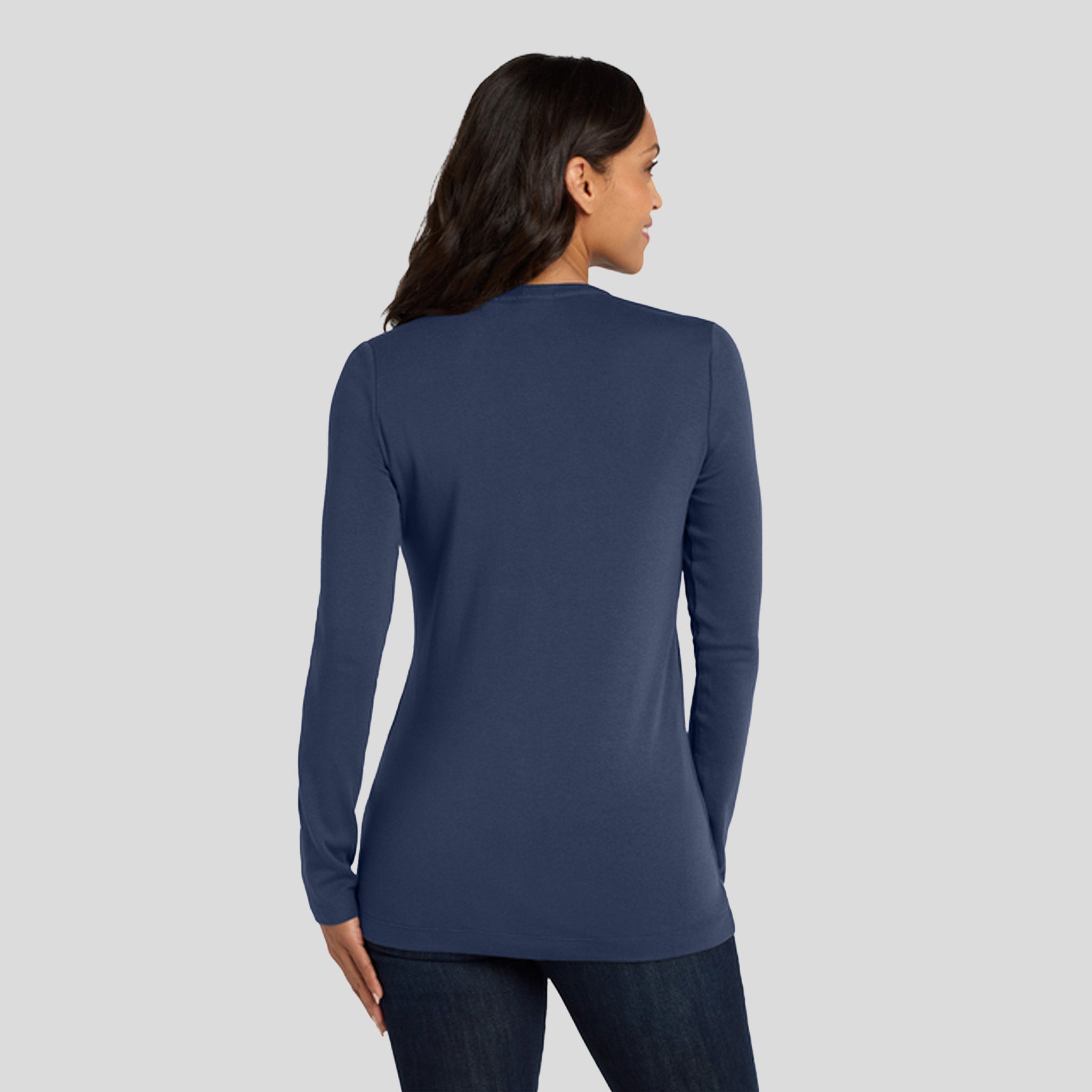 Women's Concept Stretch Button-Front Cardigan | Navy