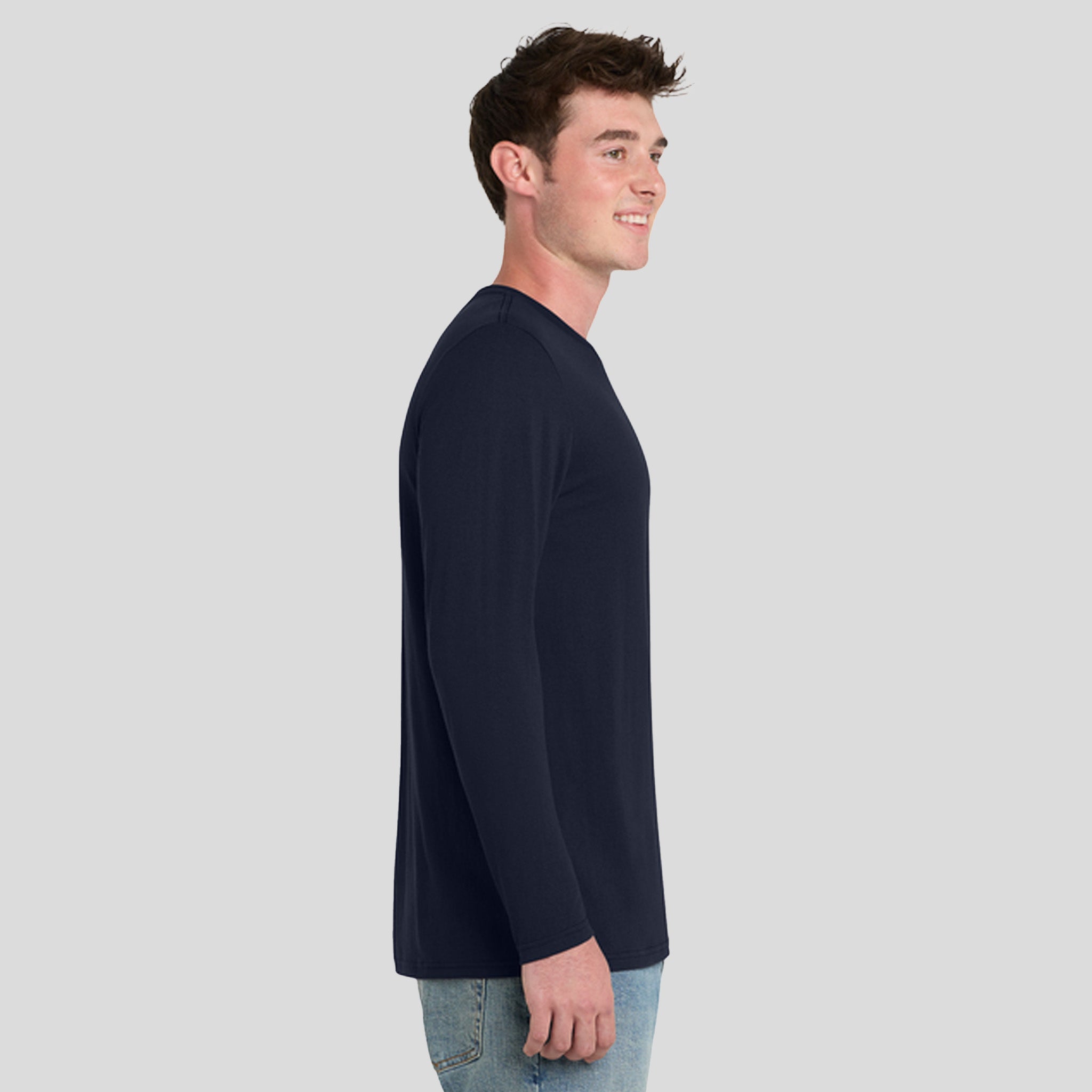 Tri-Blend Long Sleeve Tee | Deep Navy