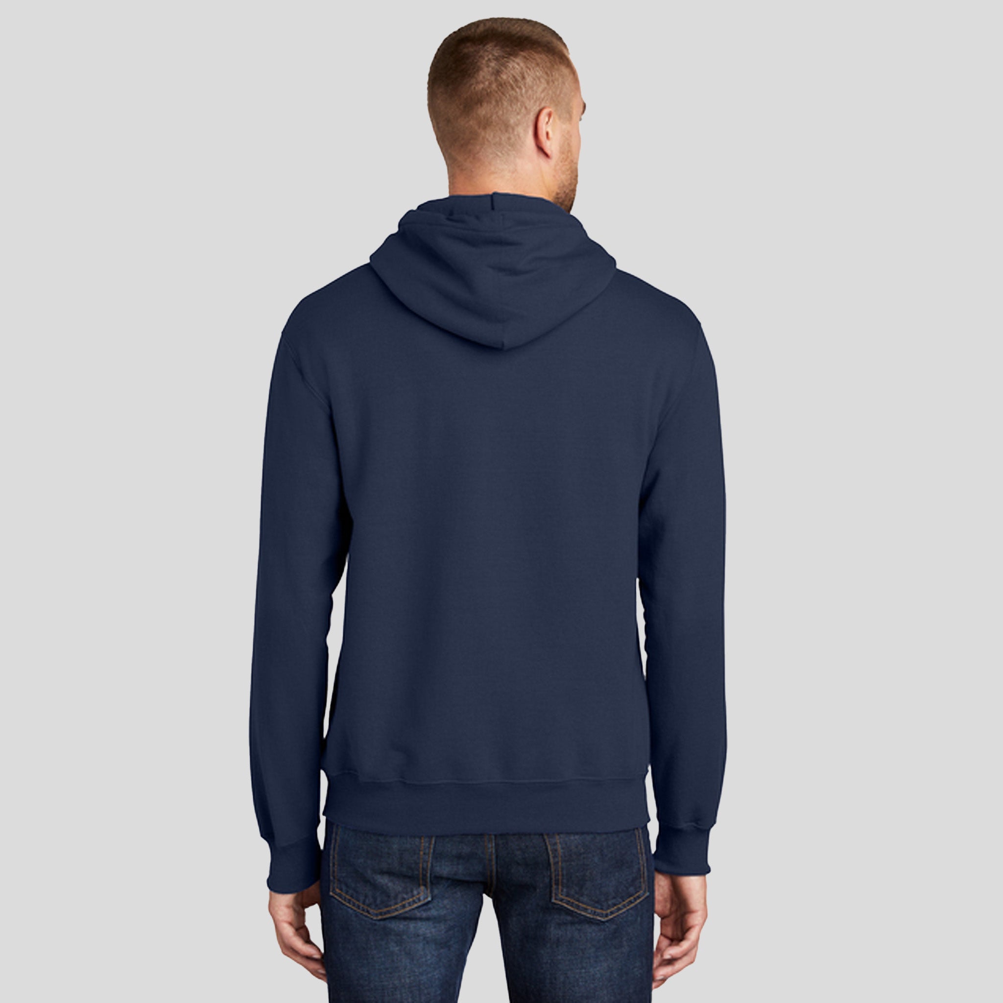Tall Essential Fleece Pullover Hooded Sweatshirt | Navy