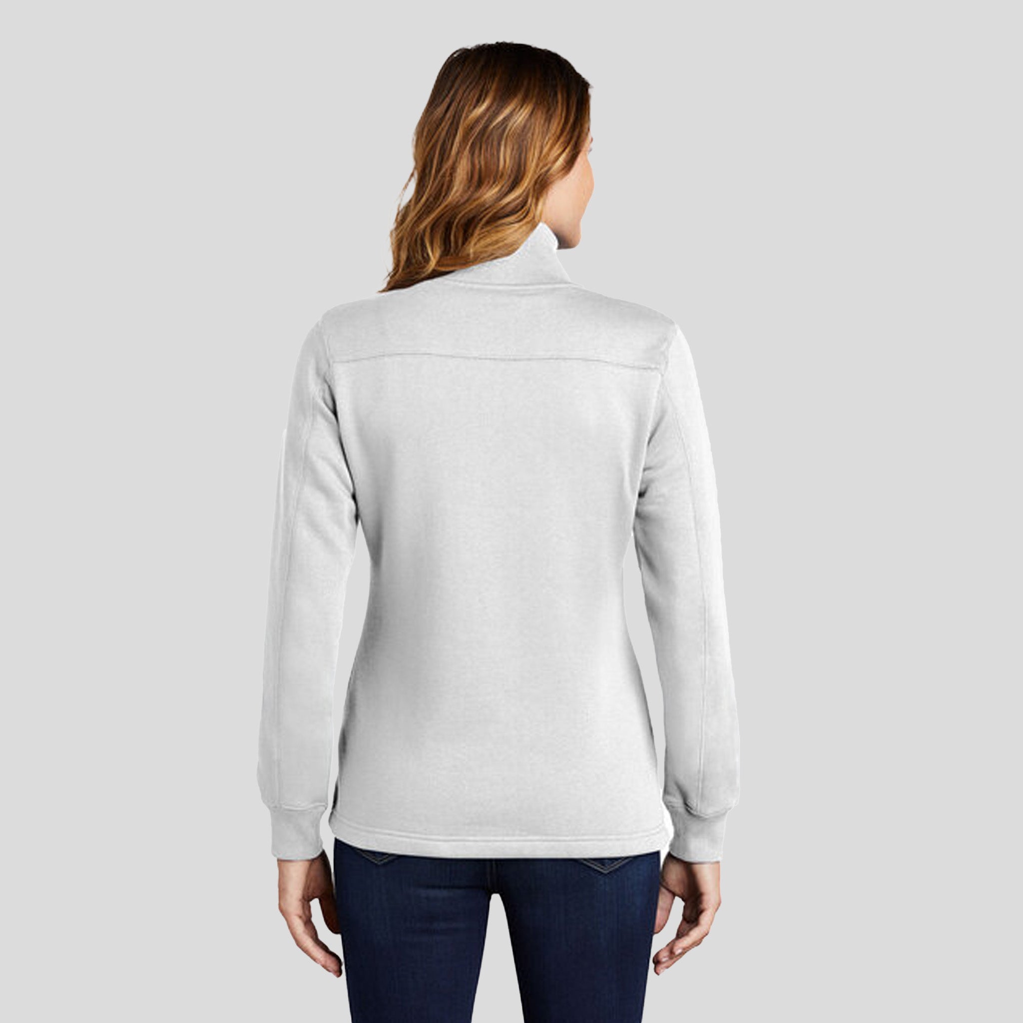 Women's 1/4-Zip Sweatshirt | White