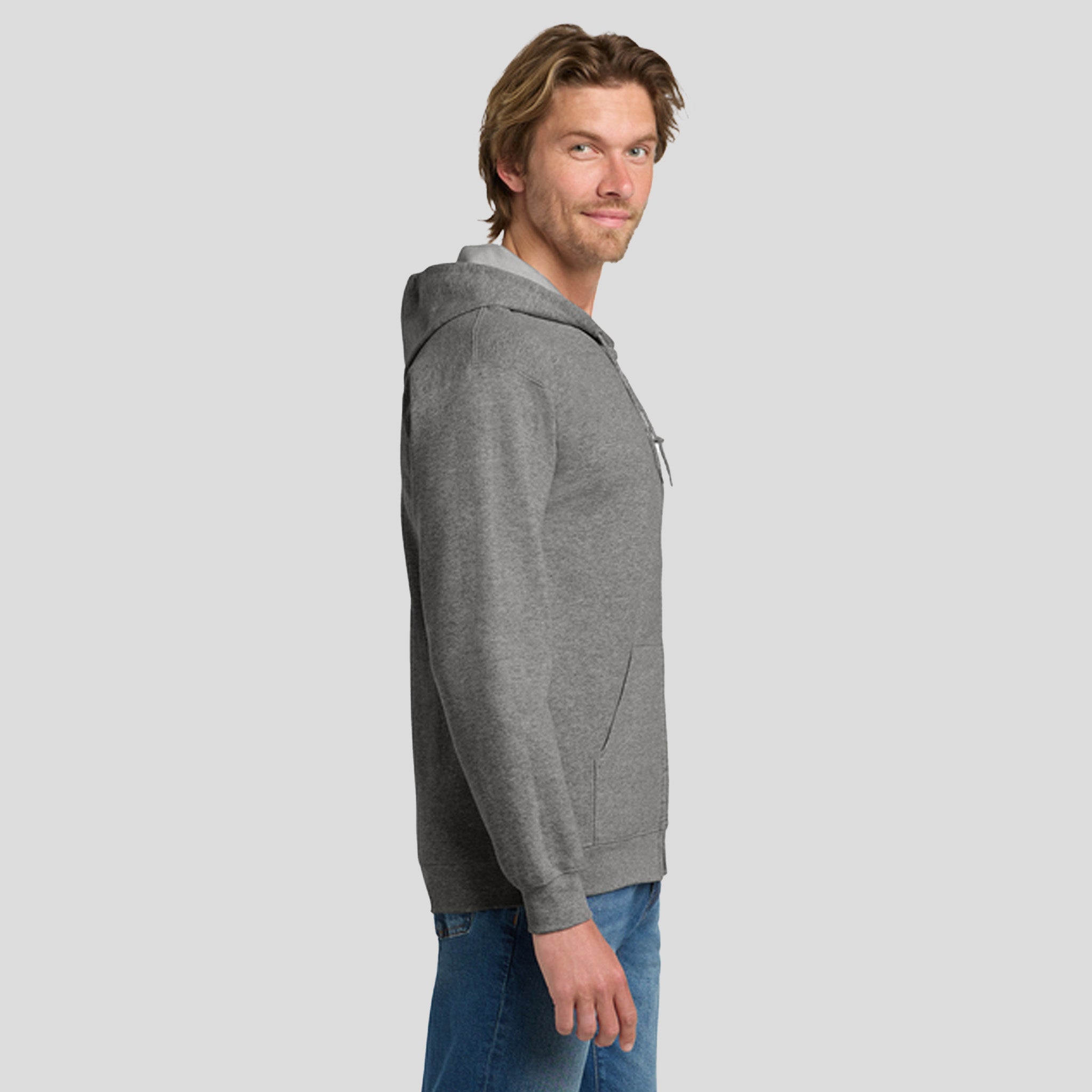 Heavy Blend™ Full-Zip Hooded Sweatshirt | Graphite Heather
