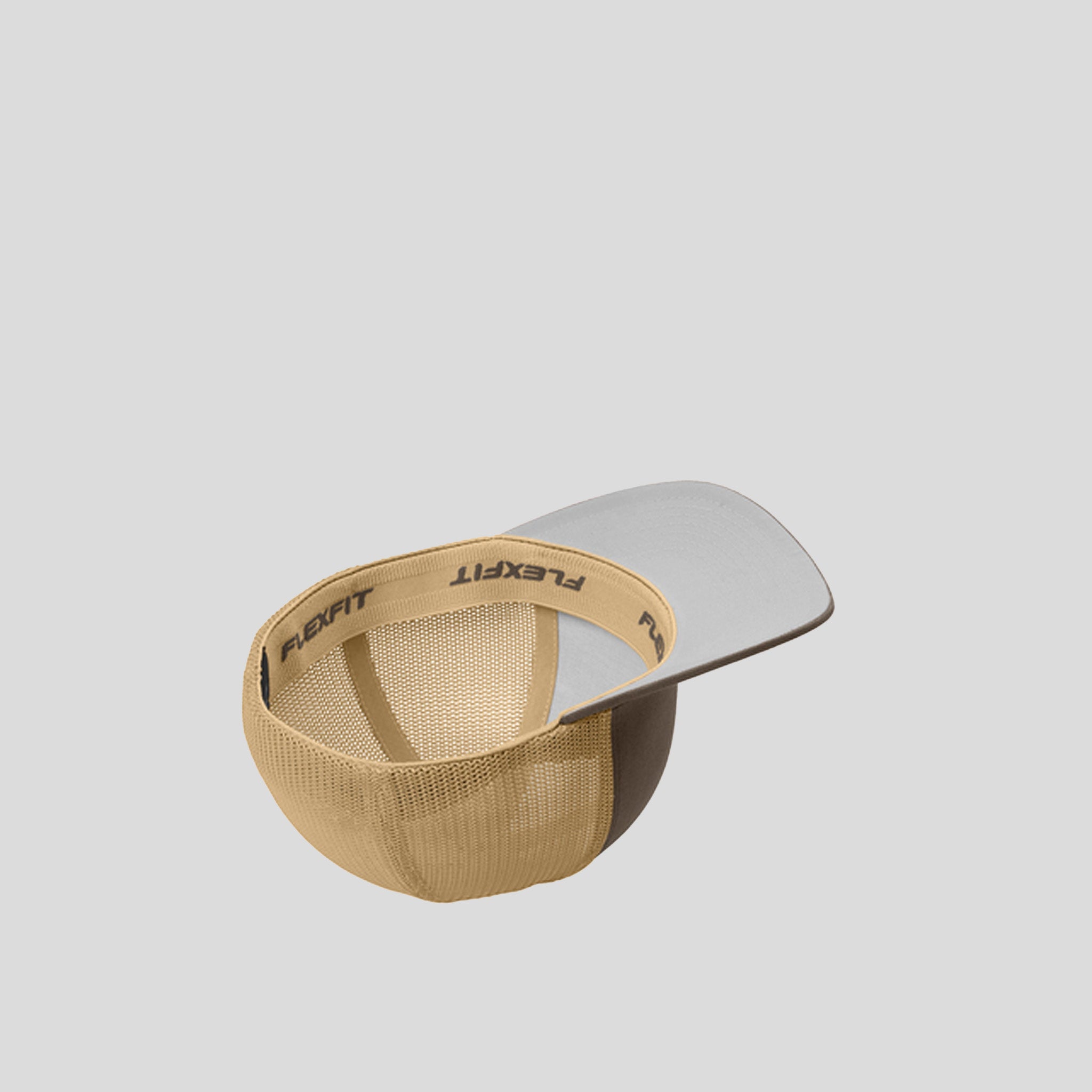 Flexfit® Mesh Back Cap | Brown/Khaki