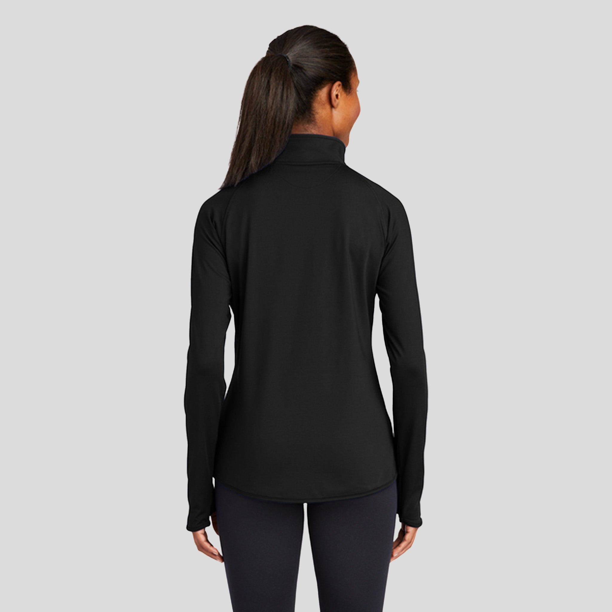 Women's Sport-Wick® Stretch 1/4-Zip Pullover | Black