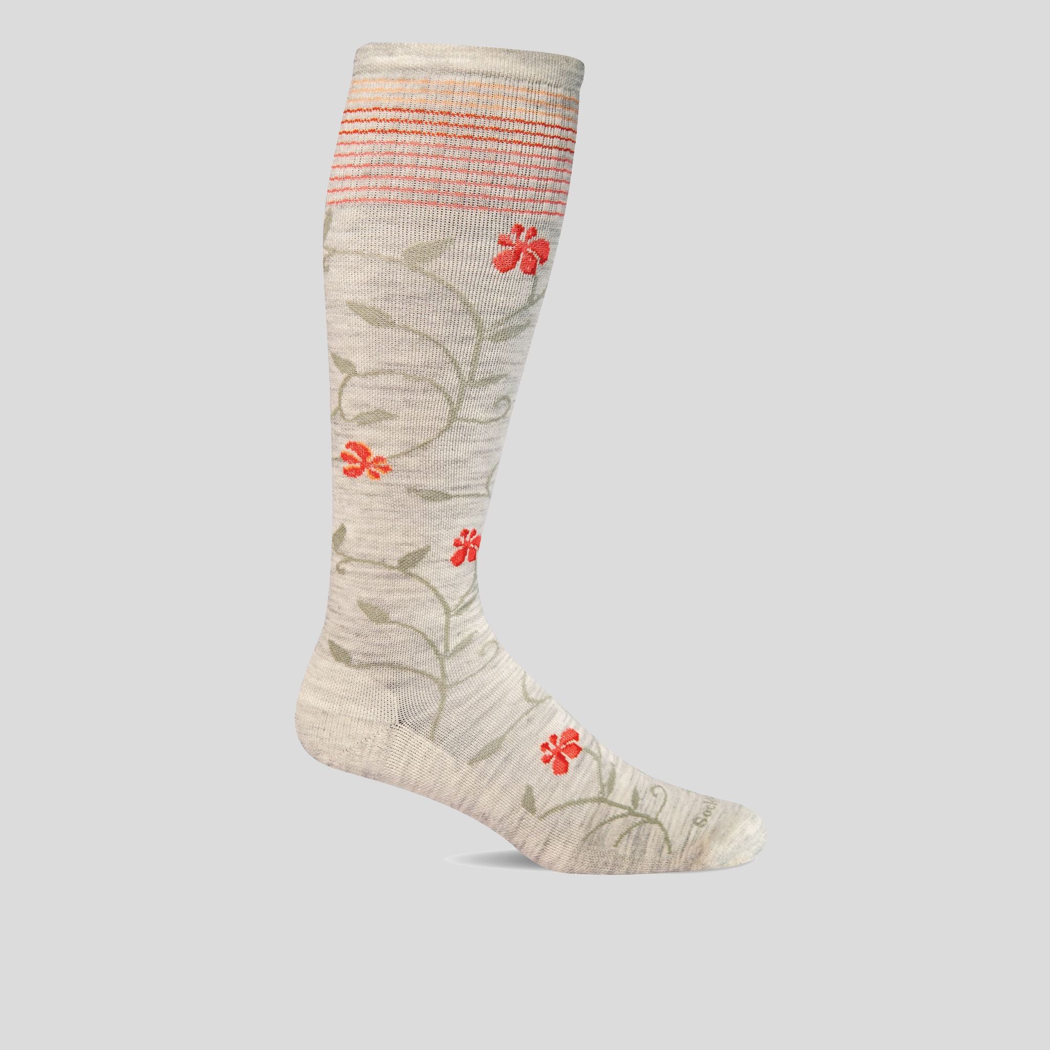 Full Sun Moderate Graduated Compression Socks | Ash